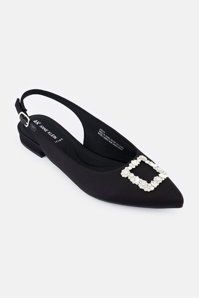 Anne Klein Women Adjustable Buckle Pumps, Black