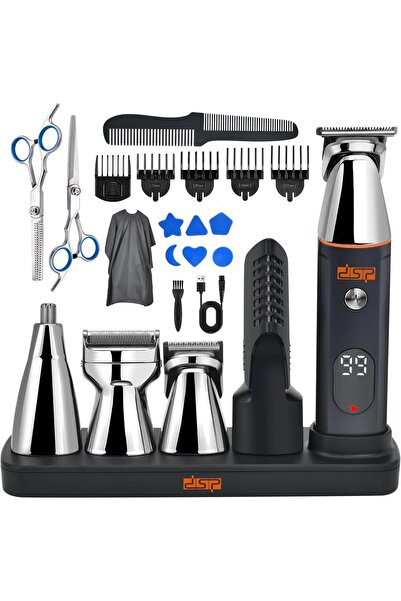 DSP ® Beard Trimmer Rechargeable Body Grooming Sets Facial Hair Shaver for Nose Ear Public Hair Cutt