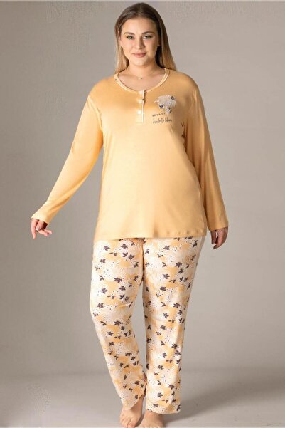 FLZ Plus Size Oversized Long Sleeve Seasonal Pajama Set B09-146