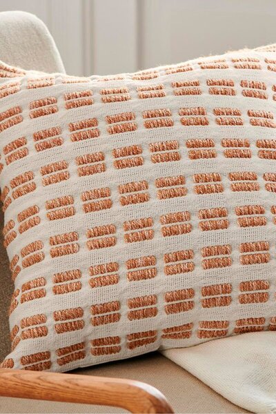 Tchibo Textured Cushion 50 x 50 cm, Multicolor