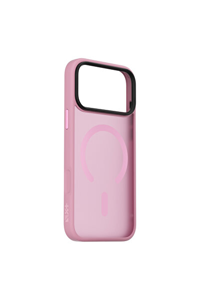 NEXT ONE Husă de protecție NOA Mist Shield cu MagSafe pentru iPhone 17 Pro Max, roz
