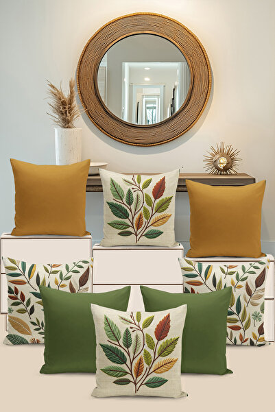 Filamente Husă pentru pernă cu imprimare digitală pe două fețe, 8 bucăți, cu ...