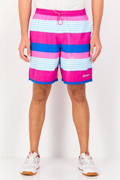 Champion Men Sportswear Fit Embroidered Logo Training Shorts, Multicolor