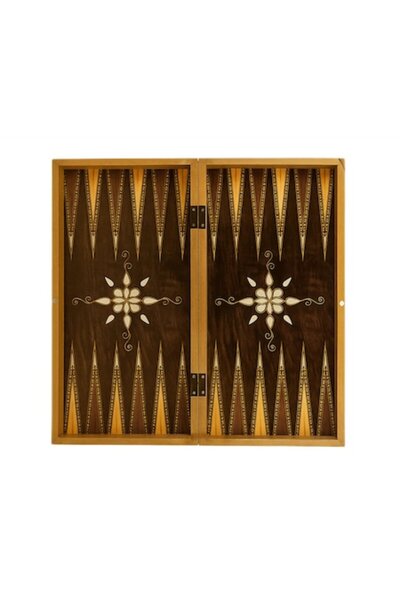 ANGMAD Joc de masă și șah, cutie MDF, 48,5x48,5 cm, interior pentru table, ex...