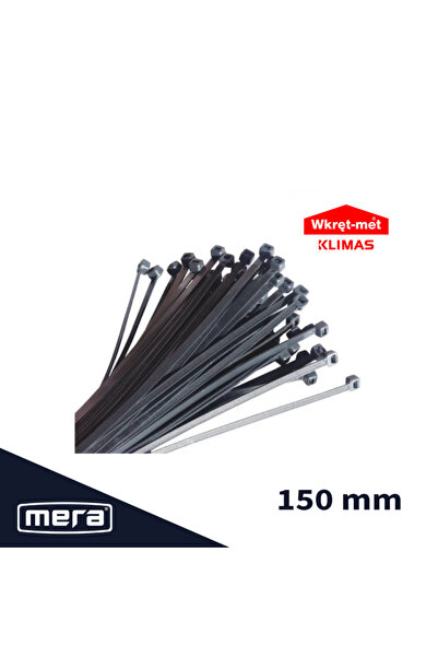 Other Cleme de cablu negre 2,5-150 mm (100 buc.)