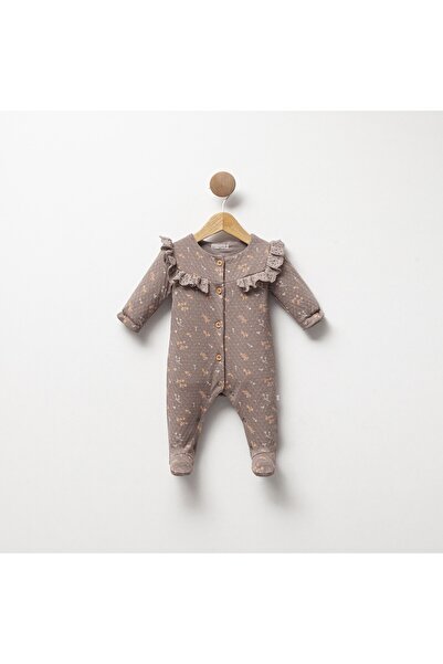 Cassiope Serenity Baby Girl Romper with Embroidered Booties