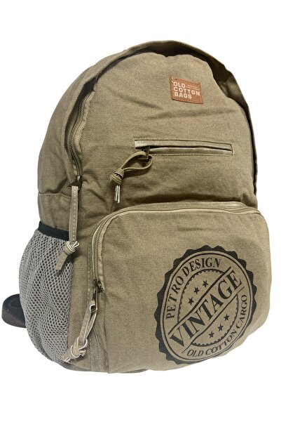 Old Cotton Quality Single Compartment Vintage Design Daily Trip School Backpack North Dakato Bag Brand 30X43Cm