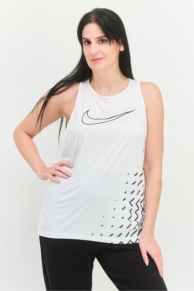 Nike Women Sportswear Fit Sleeveless Training Tank Top, White