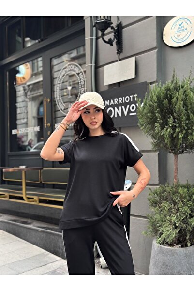 b buhari bykoc Modal Cloth Stripe Tracksuit