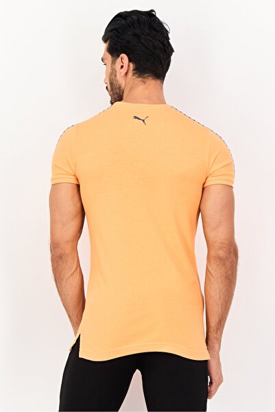 Puma Men Sportswear Fit Short Sleeve Outdoor T-Shirt, Orange