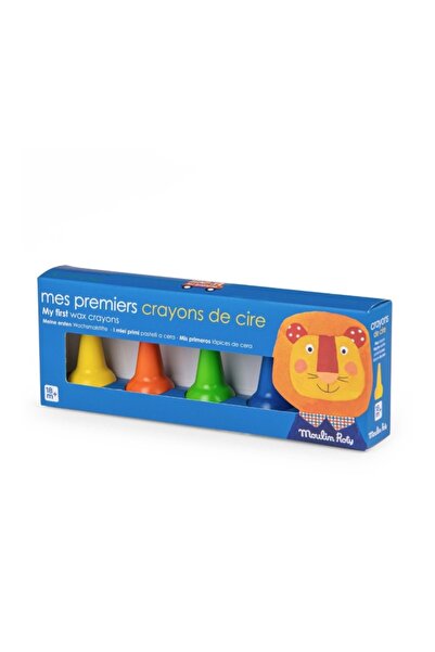 Moulin Roty Σετ 5 κηρομπογιές, για αγόρια, κορίτσια ηλικίας 1 - 3, 3 - 6 ετών