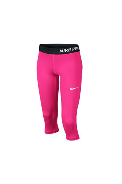 Nike بنطال كابري للتدريب الرائع للأطفال، وردي فاقع