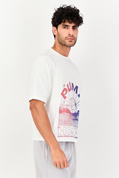 Puma Men Sportswear Fit Short Sleeve Outdoor T-shirt, White