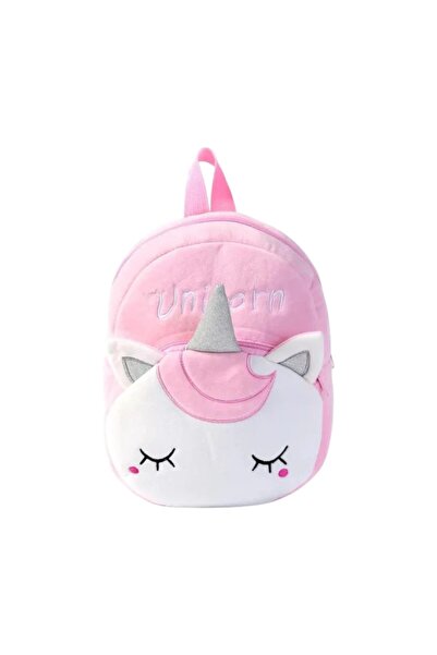 Malvys Rucsac de plus Malvys® – Unicorn Roz Deschis „Uni Blush” 27 cm, Ghiozd...