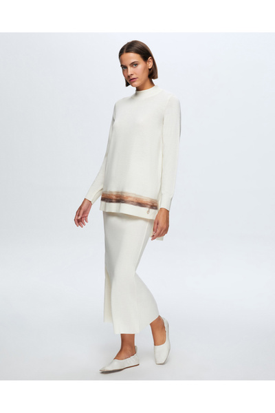 MISS DALIDA Kalem Etek Ekru