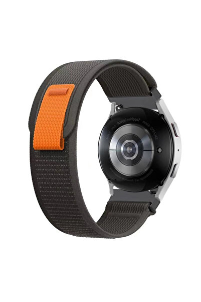 Forzacase Huawei Watch GT Runner 2 ile uyumlu Trail Cırtlı Hasır Kumaş Kordon...
