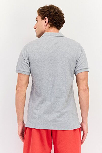 New Balance Men Standard Fit Short Sleeve Outdoor Polo Shirt, Grey