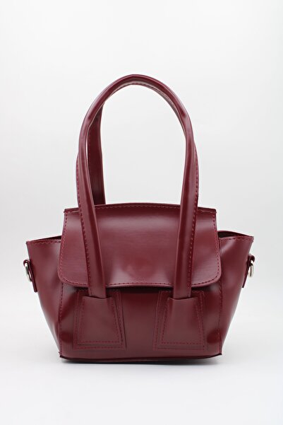 LASSO Geantă de mână și de umăr căptușită, cu închidere magnetică, cu două mâ...