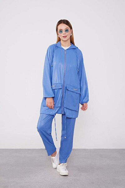 Levidor Μεγάλο Σετ Δύο Τεμαχίων Pocket Με λεπτομέρεια αγκράφας