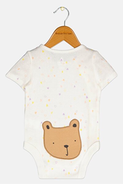 GAP Toddlers Boy Allover Print Short Sleeves Bodysuits, White