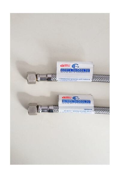 GÜLOĞLU STROPİYER 3/8*3/8 30 Cm Çelik Flex Bağlantı Hortumu