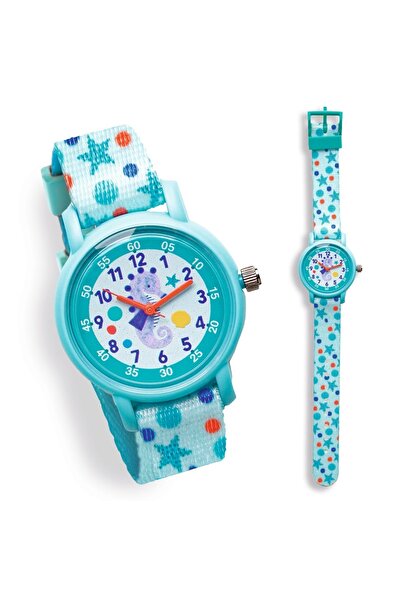 djeco Ocean Wristwatch, for Boy, Girl age 6 - 9, 9+