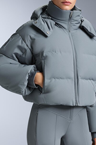 Oysho MINARDI PIUME KAYAK suya dayanıklı hafif kısa ince kuş tüyü ceket