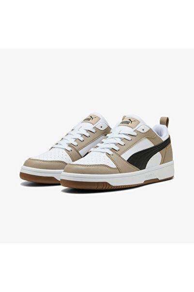 Puma Rebound v6 Low Unisex Bej Spor Ayakkabı