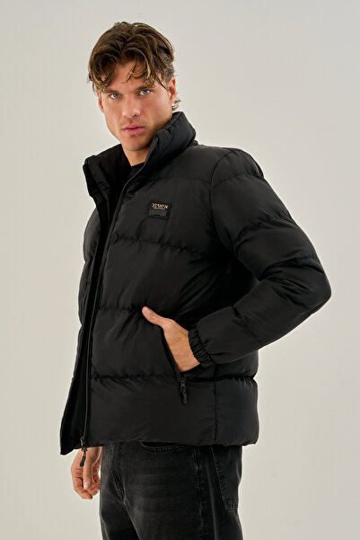 Rogyi Tekstil Men's Black Premium Quality Winter Puffer Jacket