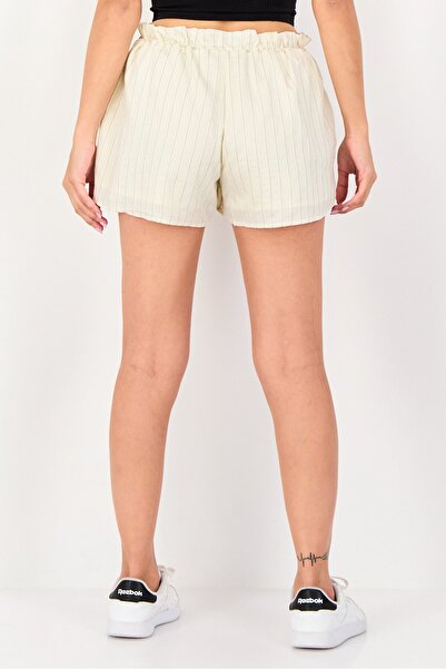 Forever 21 Women Stripe Basic Shorts, Multicolor