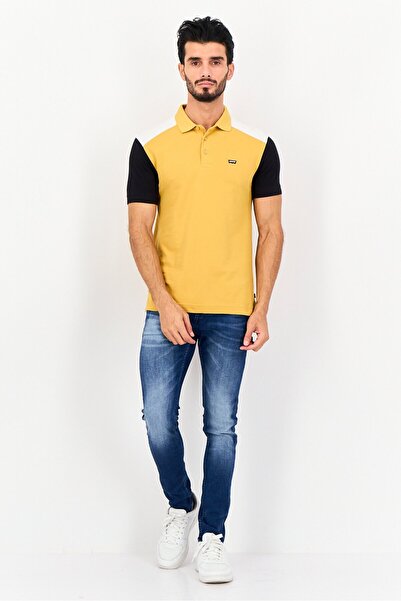 Levi's Men Regular Fit Brand Logo Short Sleeve Polo Shirt, Multicolor