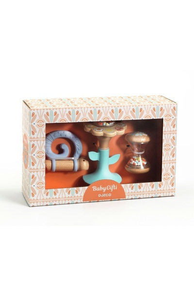 djeco Set of 3 baby toys, for Boy, Girl age 0 - 1