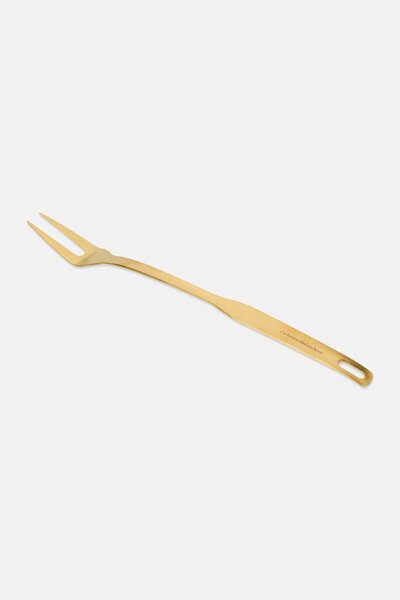 Catherine Malandrino Stainless Steel Meat Fork, Gold