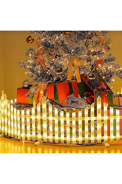 OEM Gard decorativ de Crăciun, 160 Leduri, 3 metri, interconectabil, alb cald