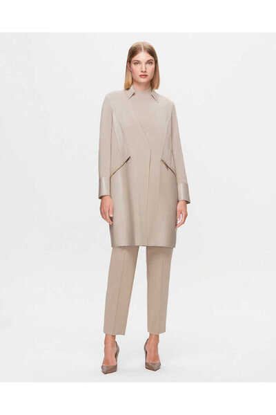 MISS DALIDA T25K-7000 Dar Paça Triko Pantolon SCURE-MİNK