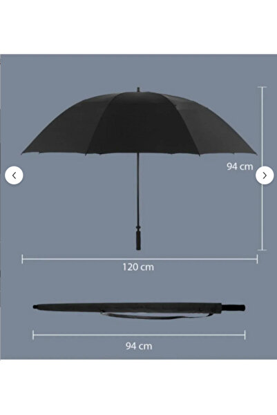 ModaLucci KIRILMAZ RÜZGARA DAYANIKLI FİBER TELLİ PROTOKOL BÜYÜK BOY ŞEMSİYE
