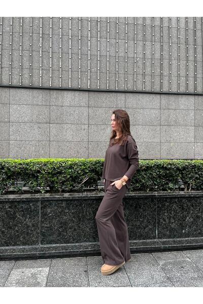 EGZOTİK ASORTİK Buy Elastic Waist Pants Blouse Set