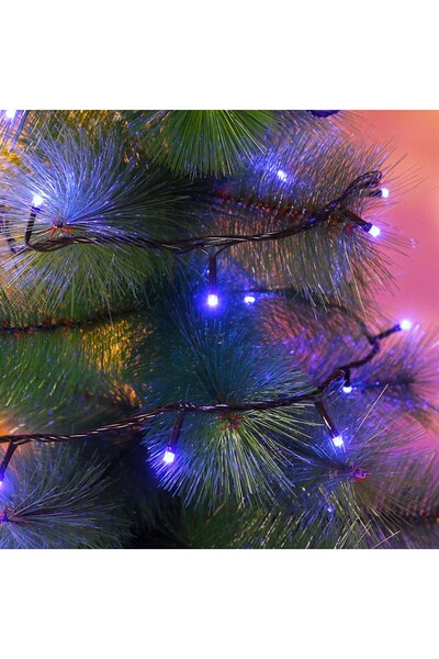 Bibilel Χριστουγεννιάτικα φωτάκια Flippy®, γραμμικά, μαύρο σύρμα, 9 μ., 100 L...