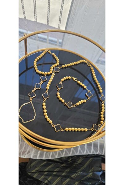 LUNEVIA AKSESUAR Gold Set