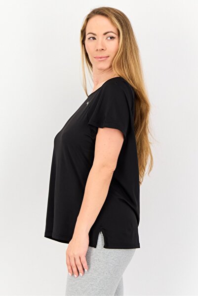 Puma Women Relaxed Fit Short Sleeve Training T-Shirt, Black