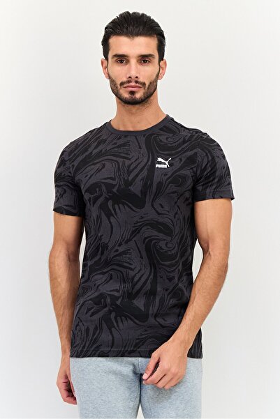 Puma Men Slim Fit Short Sleeve Outdoor T-Shirt, Multicolor