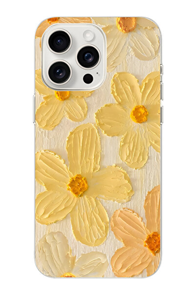 Elorakılıf Iphone 15 Pro Max Uyumlu Baskılı Yumuşak Silikon Şeffaf Telefon Kı...