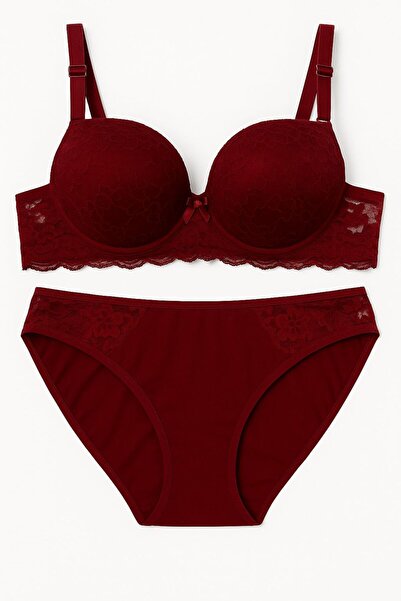 SOFENNA Women's Lace Supported Underwire Padded Everyday Bra