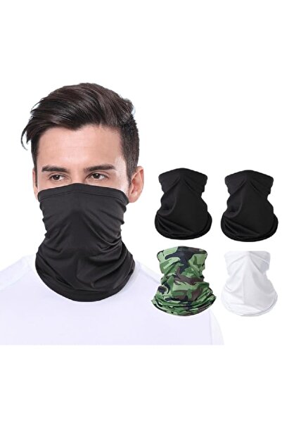 Generic Balaclava Neck Gaiter Cycling Mask 4 PCs UV Sun Protection Cooling Face Masks for Outdoors Breathab