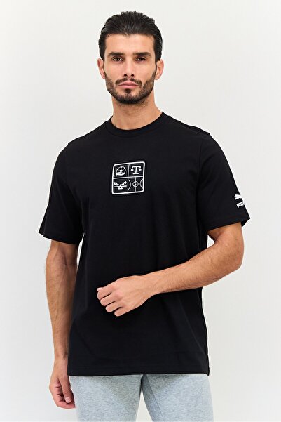 Puma Men Sportswear Fit Short Sleeve Outdoor T-Shirt, Black