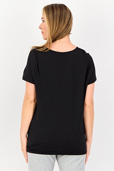 Puma Women Relaxed Fit Short Sleeve Training T-Shirt, Black