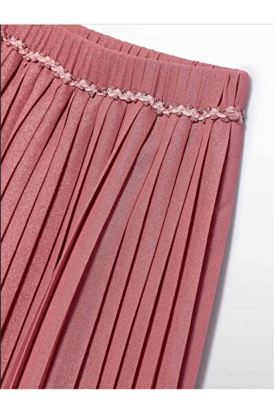 Abel & Lula Abel&Lula Girls' Long Pleated Skirt - Pink