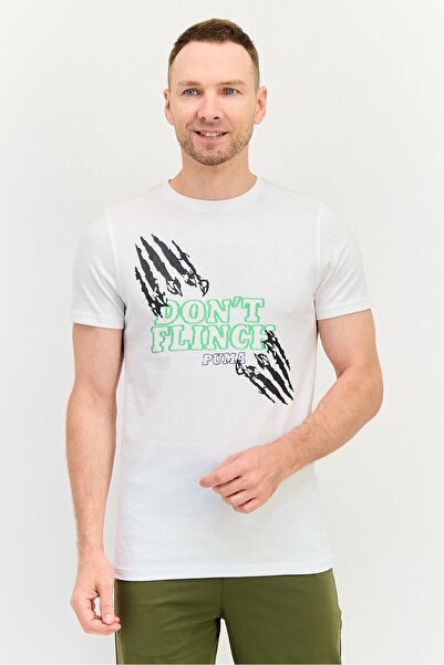 Puma Men Sportswear Fit Short Sleeve Outdoor T-shirt, White