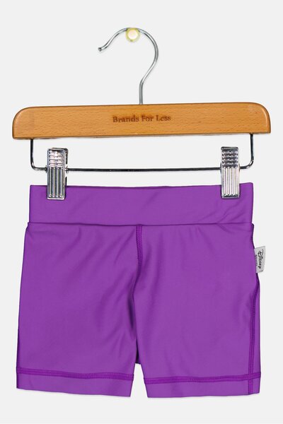 Coega Sunwear Toddlers Girl Solid Swimwear Shorts, Purple