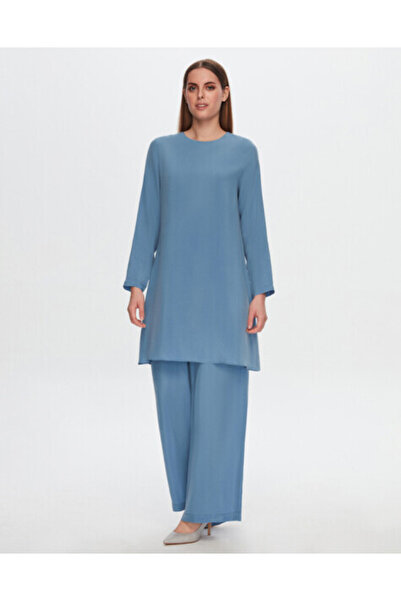 MISS DALIDA T24Y-7009 Bol Paça Cepli Cupra Pantolon BLUE
